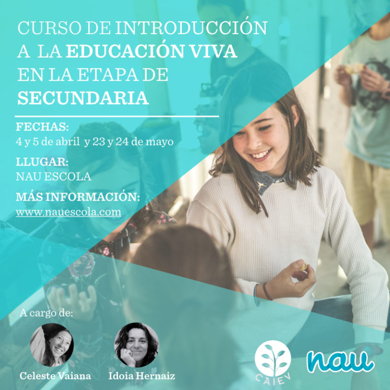 CURSO DE INTRODUCCIÓN A LA EDUCACIÓN VIVA EN LA ETAPA DE SECUNDARIA ...